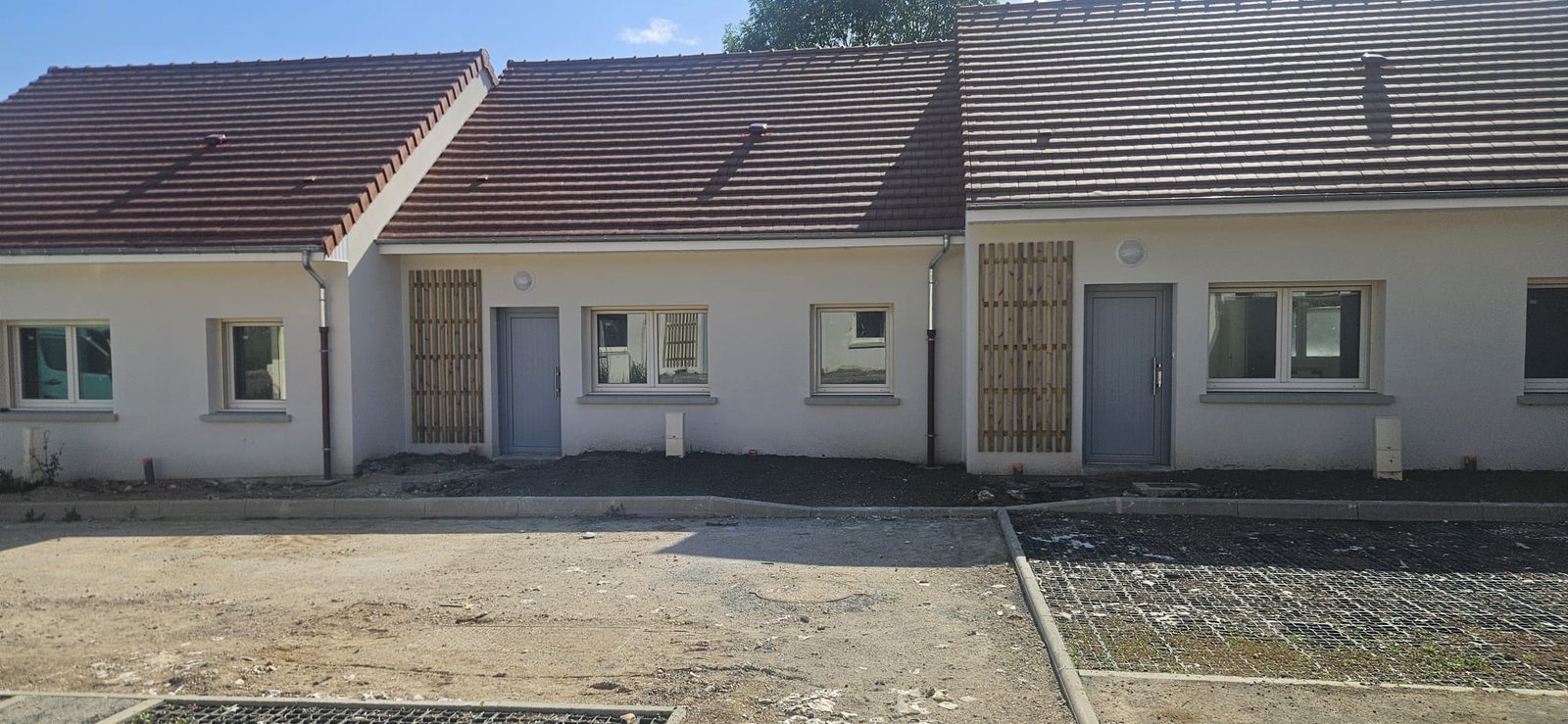Logements de Soignolles après réalisation des façades